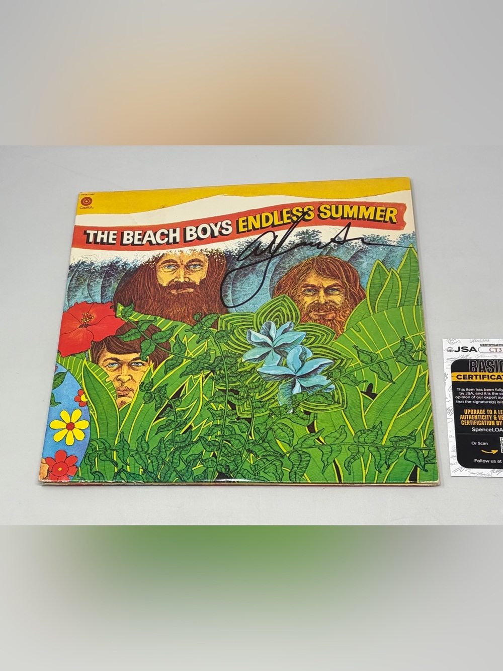 Al Jardine signed The Beach Boys Endless Summer Album JSA COA